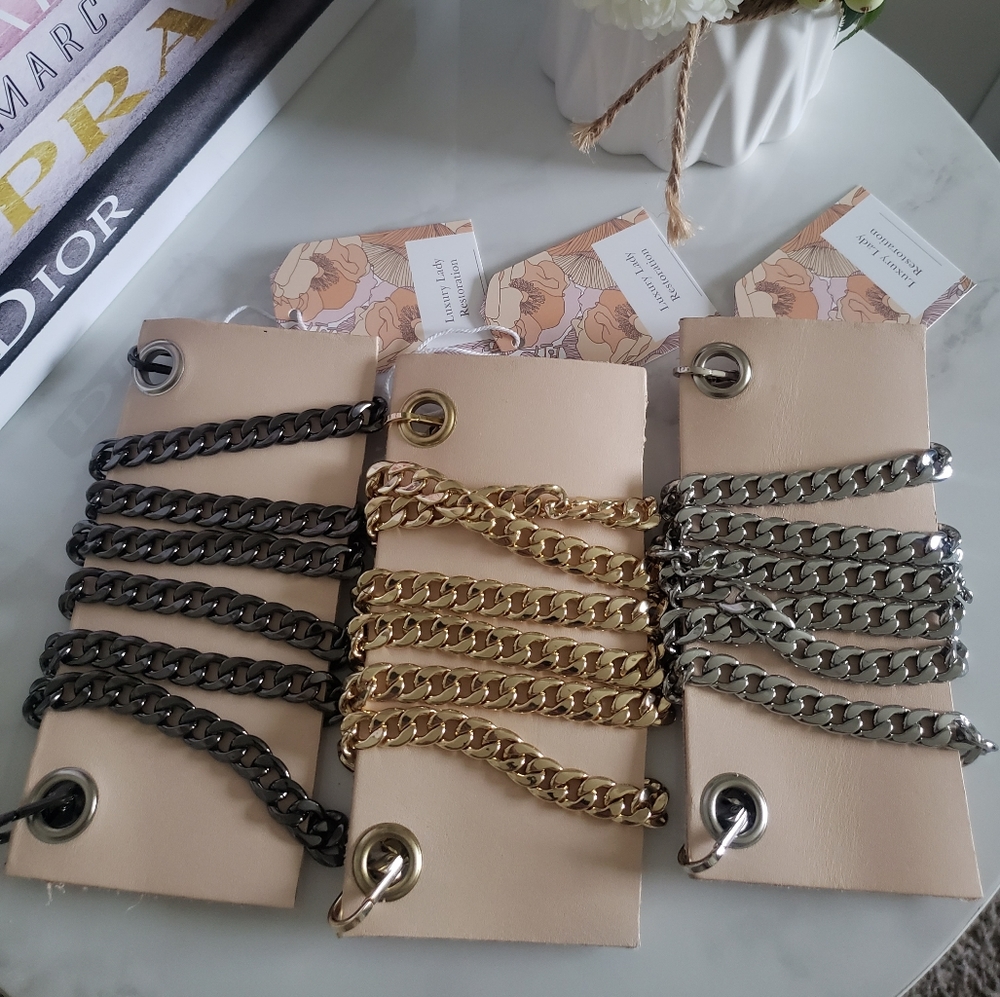 Leather Wallet insert with chain - Picture 10 of 10